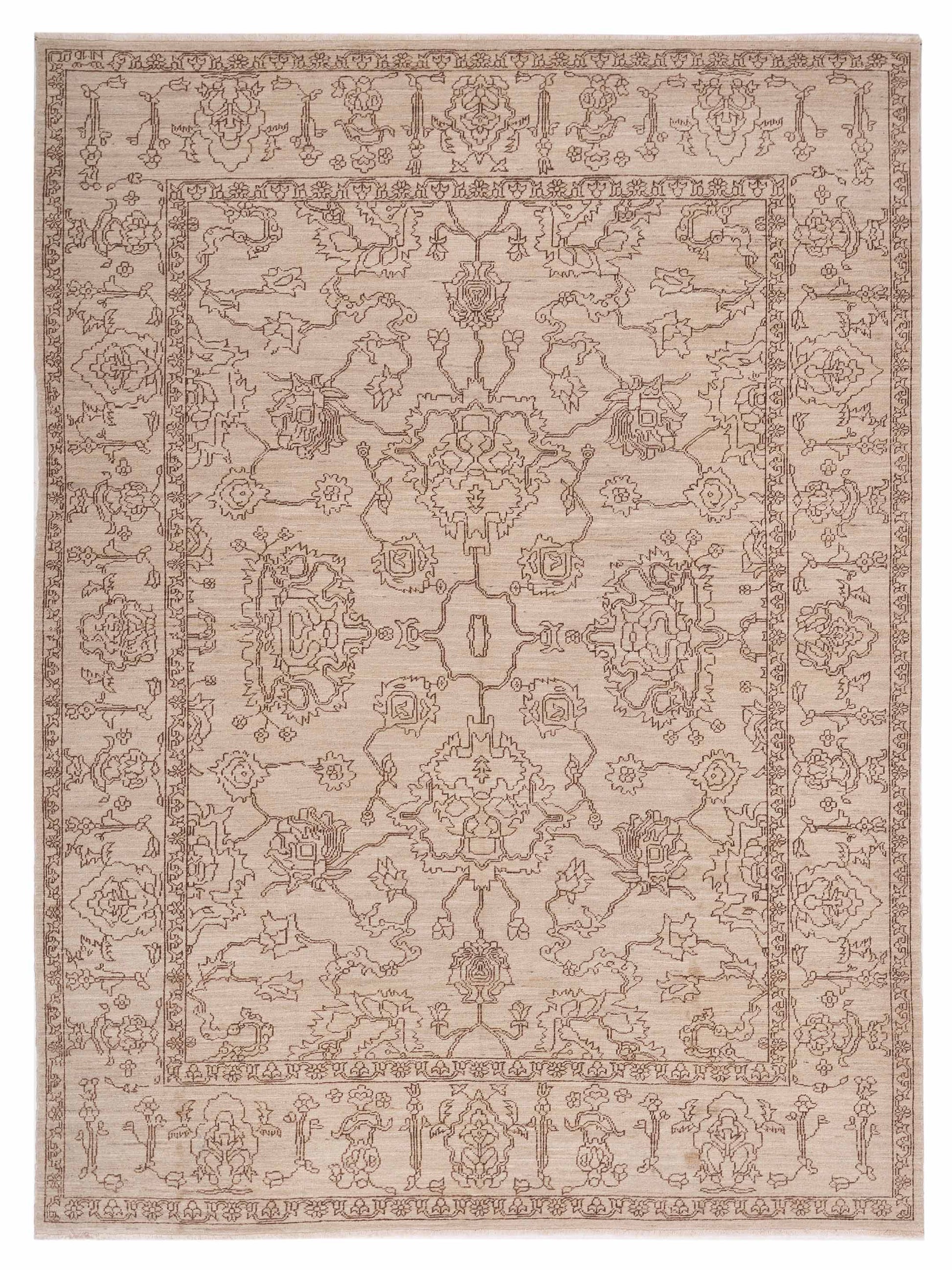Pasha Defne  Ivory Brown Transitional