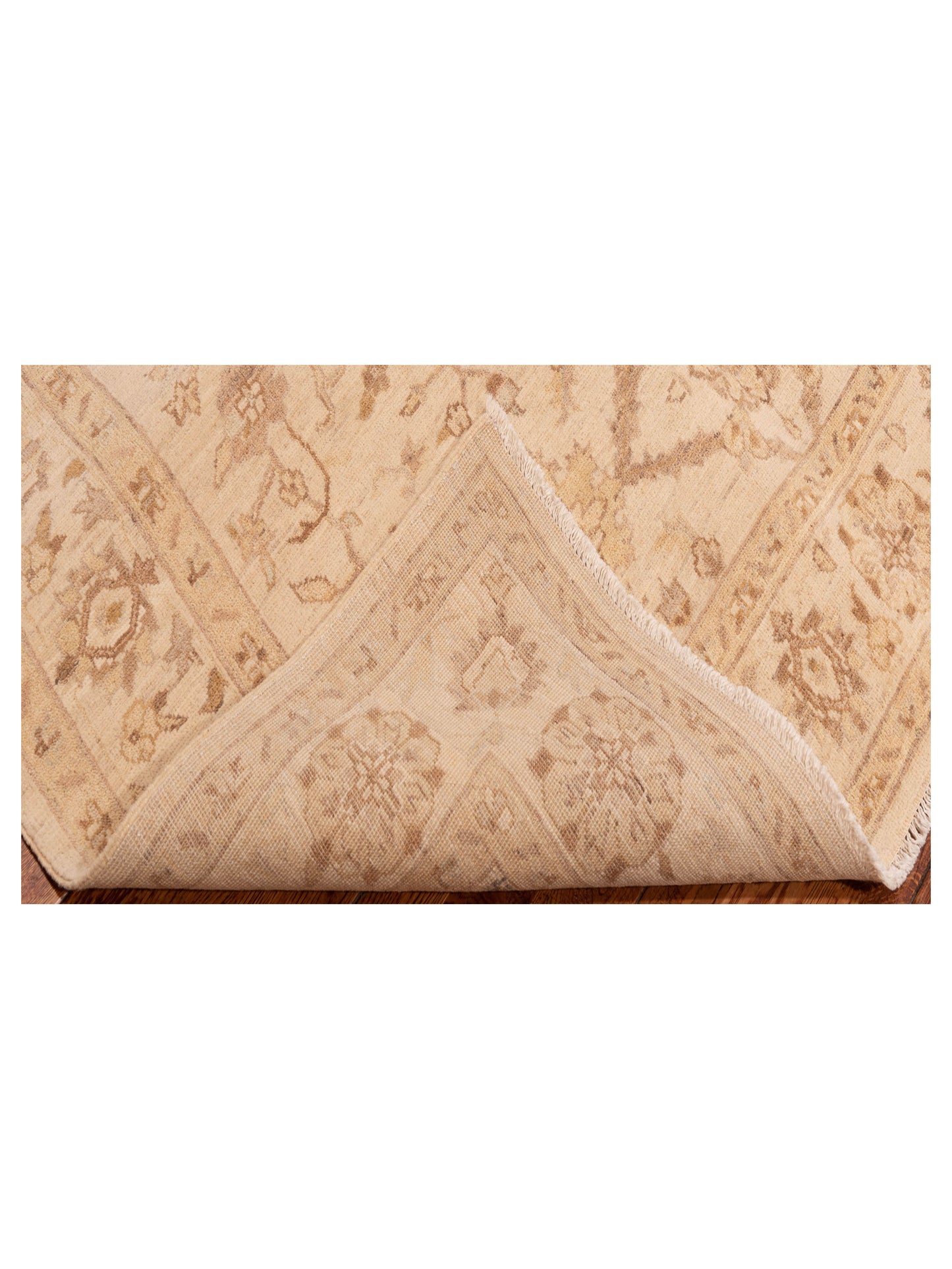 Laila 112523 Ivory Ivory 5.7x7.10 Hand Knotted Rug