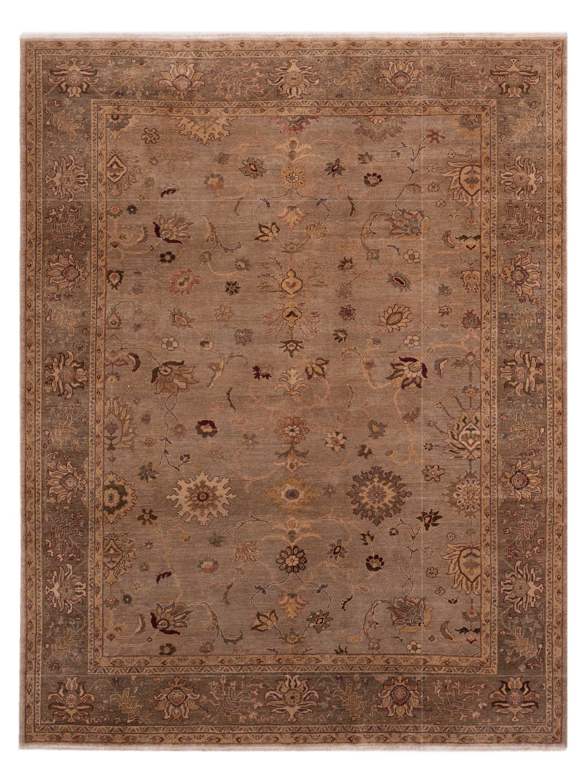 Pasha Turkish Elvan  Gray Gray Traditional