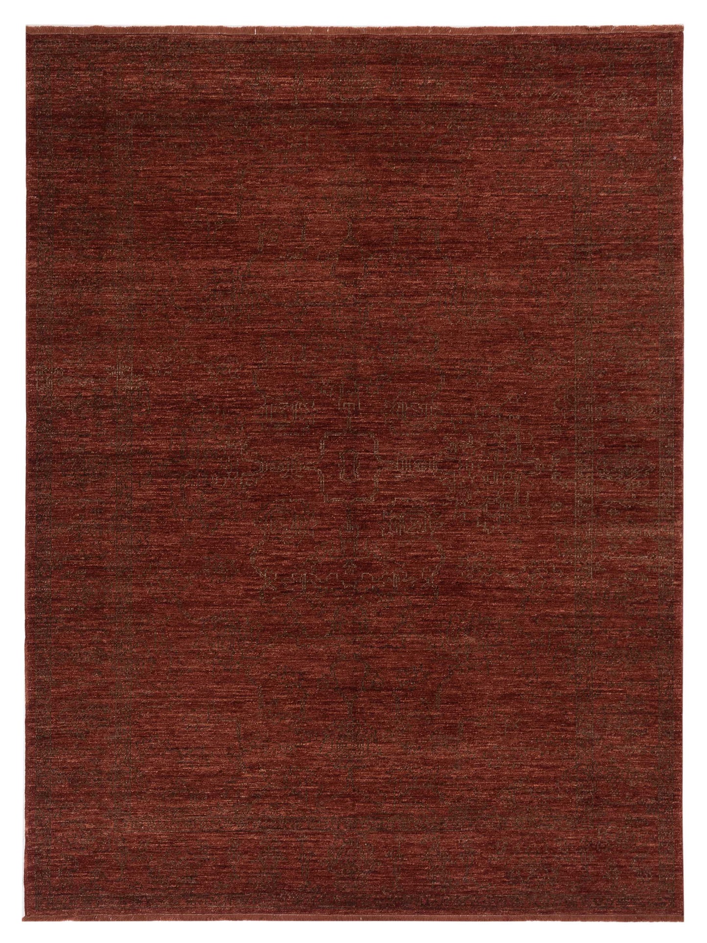 Pasha Defne  Brick Dark Brown Transitional