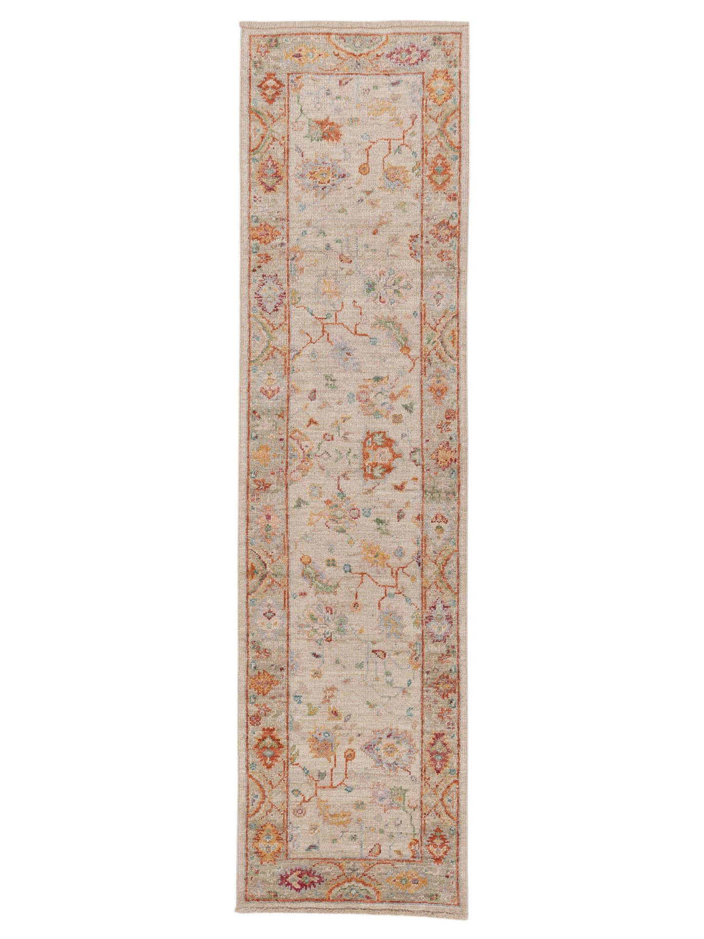 Anadol Angora Oushak  Beige Brown Traditional