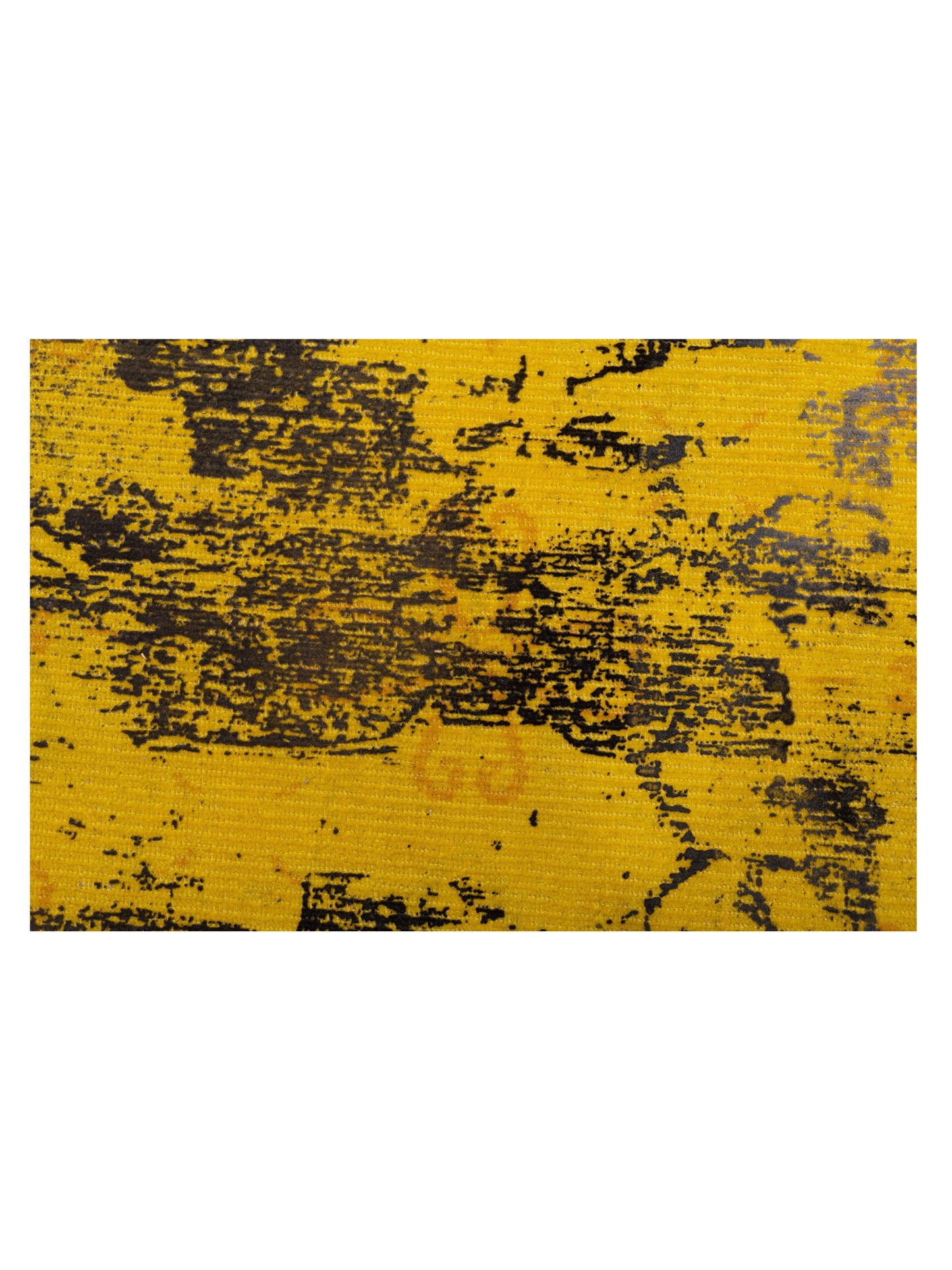 Vintage 107536 Yellow 8.11x11.5 Hand Knotted Rug