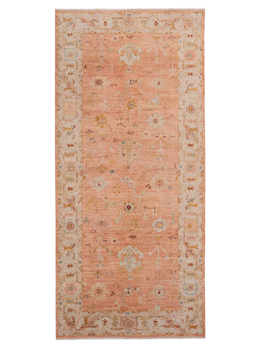 Anadol Angora Oushak  Pink Ivory Traditional