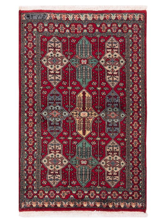 Nomad Bokhara  Red Red Traditional