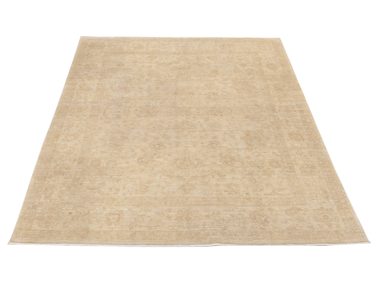 Sultan 153696 Ivory Ivory 7.9x10 Hand Knotted Rug