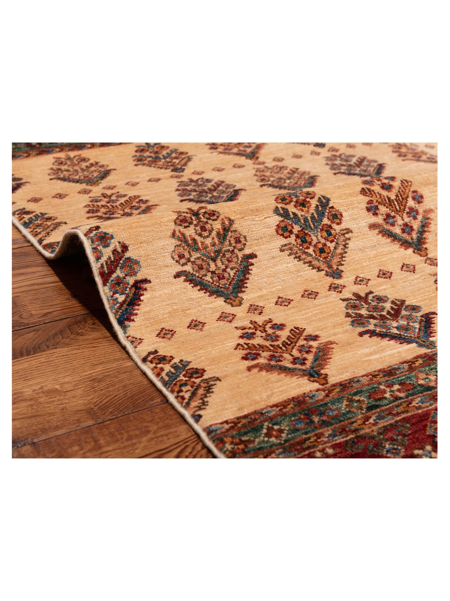 Khorjin 149024 Multi Multi 3x4.10 Hand Knotted Rug