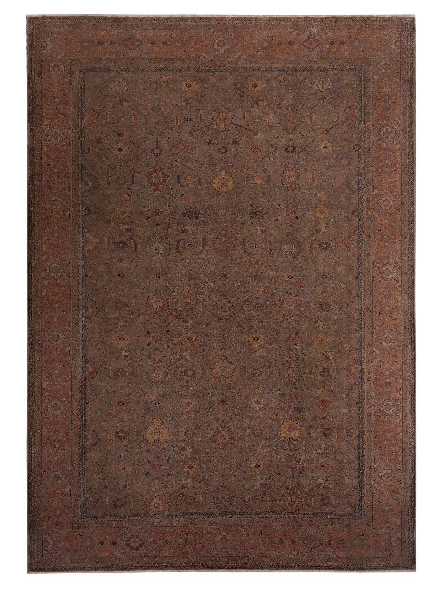 Pasha Turkish Elvan  Green Pink Traditional