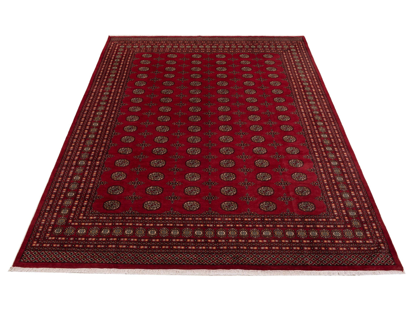 Bokhara 153392 Red Red 9.2x12 Hand Knotted Rug