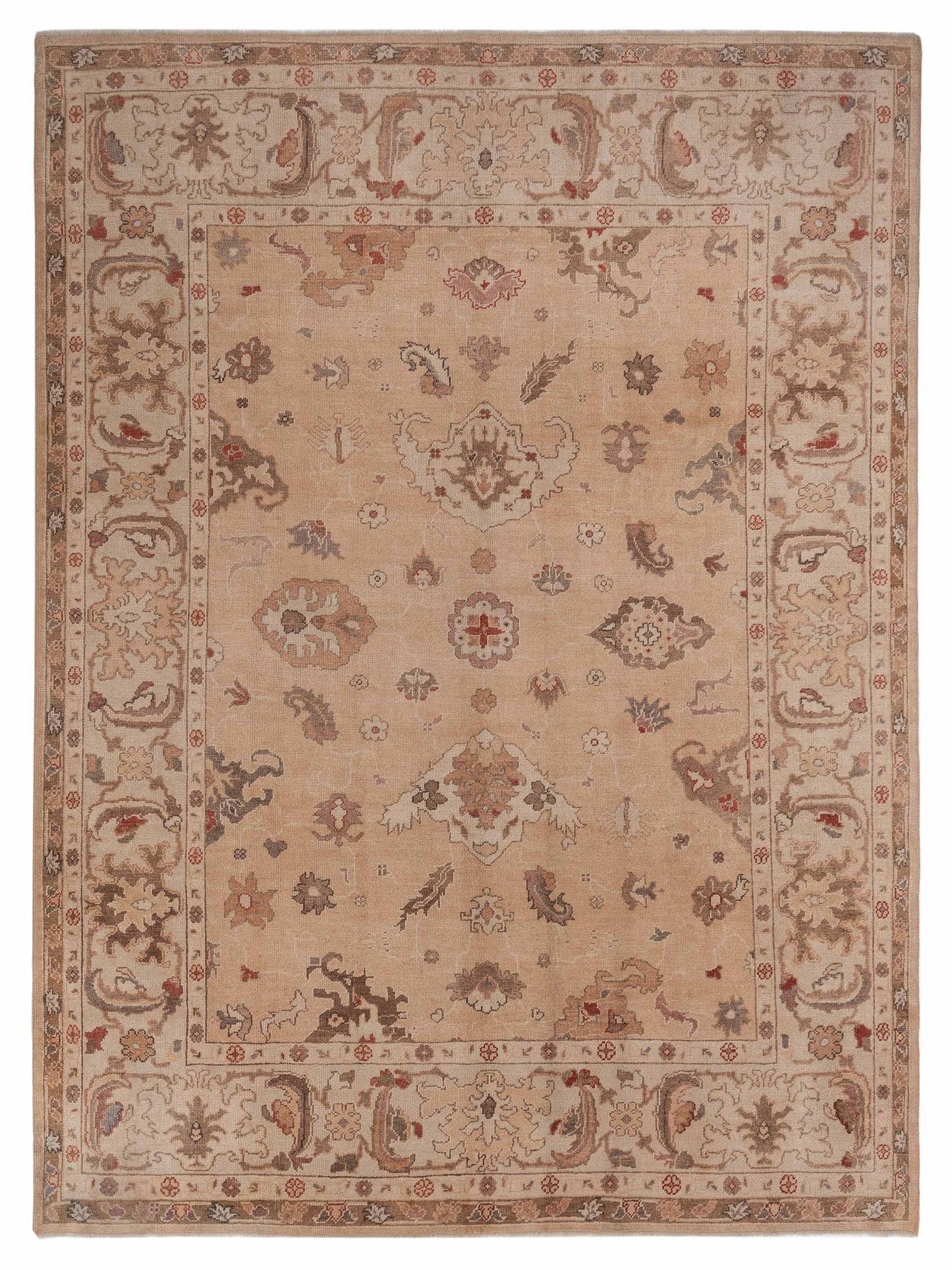Pasha Anadol Oushak  Gold Ivory Transitional