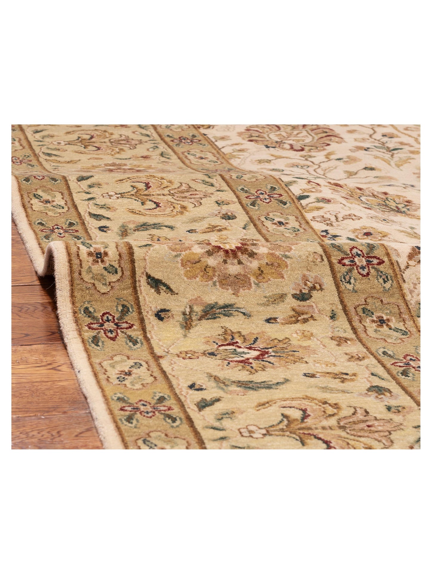 Platinum 90452 Ivory Gold 9x11.11 Hand Knotted Rug