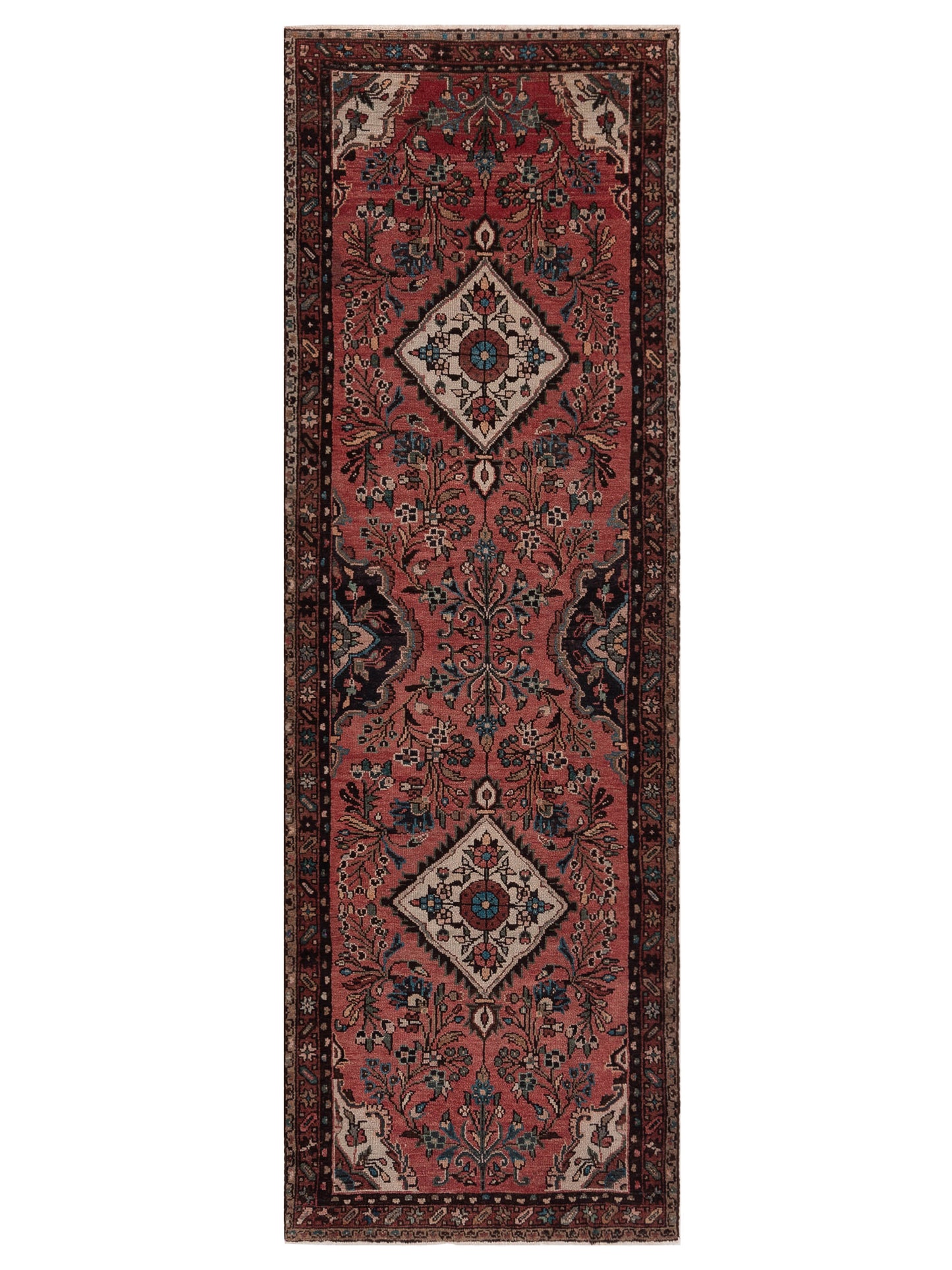Pasha Persian  Rust Brown Traditional