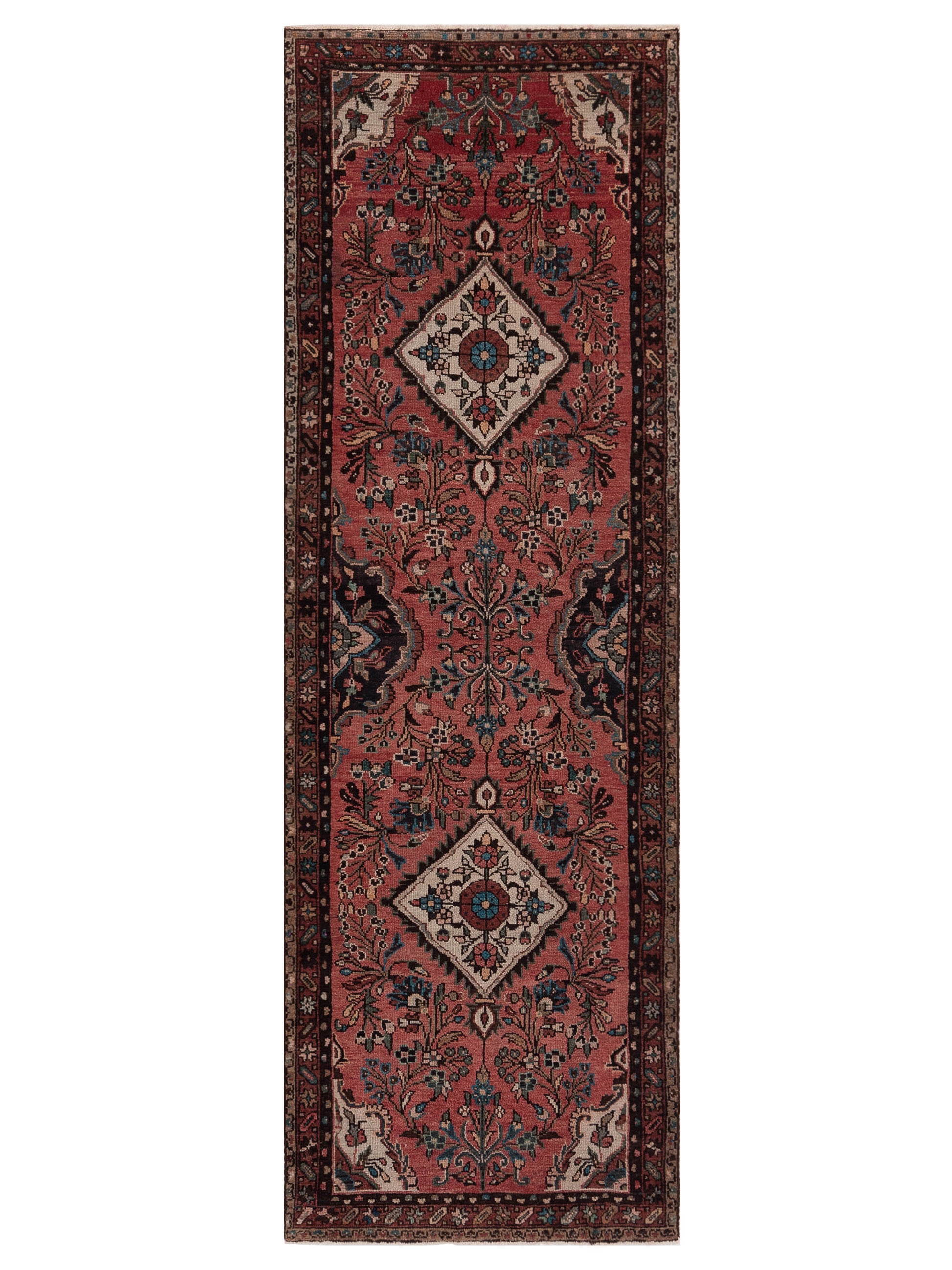 Pasha Persian  Rust Brown Traditional