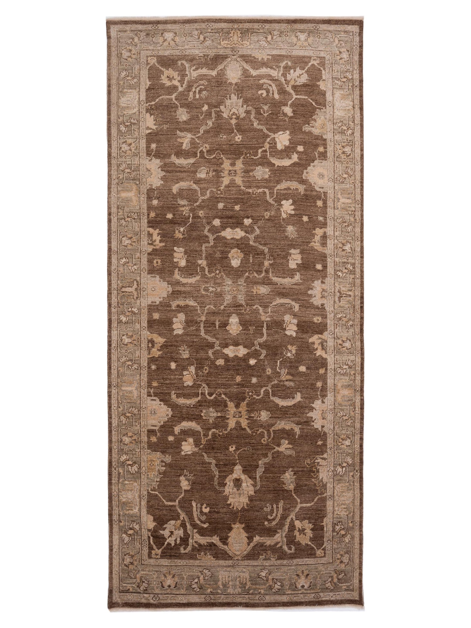 Anadol Angora Oushak  Brown Green Traditional