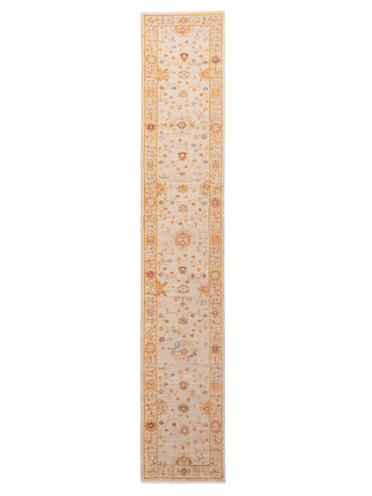 Anadol Angora Oushak  Ivory Ivory Traditional