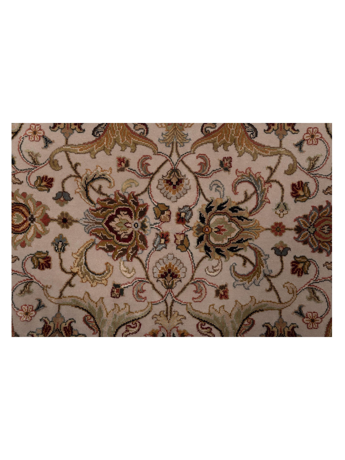 Imperial Silk 145037 Ivory Black 8.2x10.3 Hand Knotted Rug