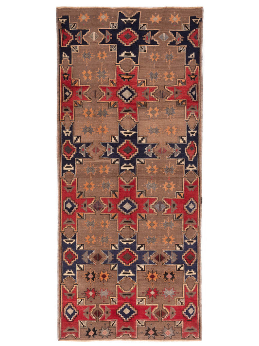 Pasha Old Anatolian  Brown Navy Contemporary