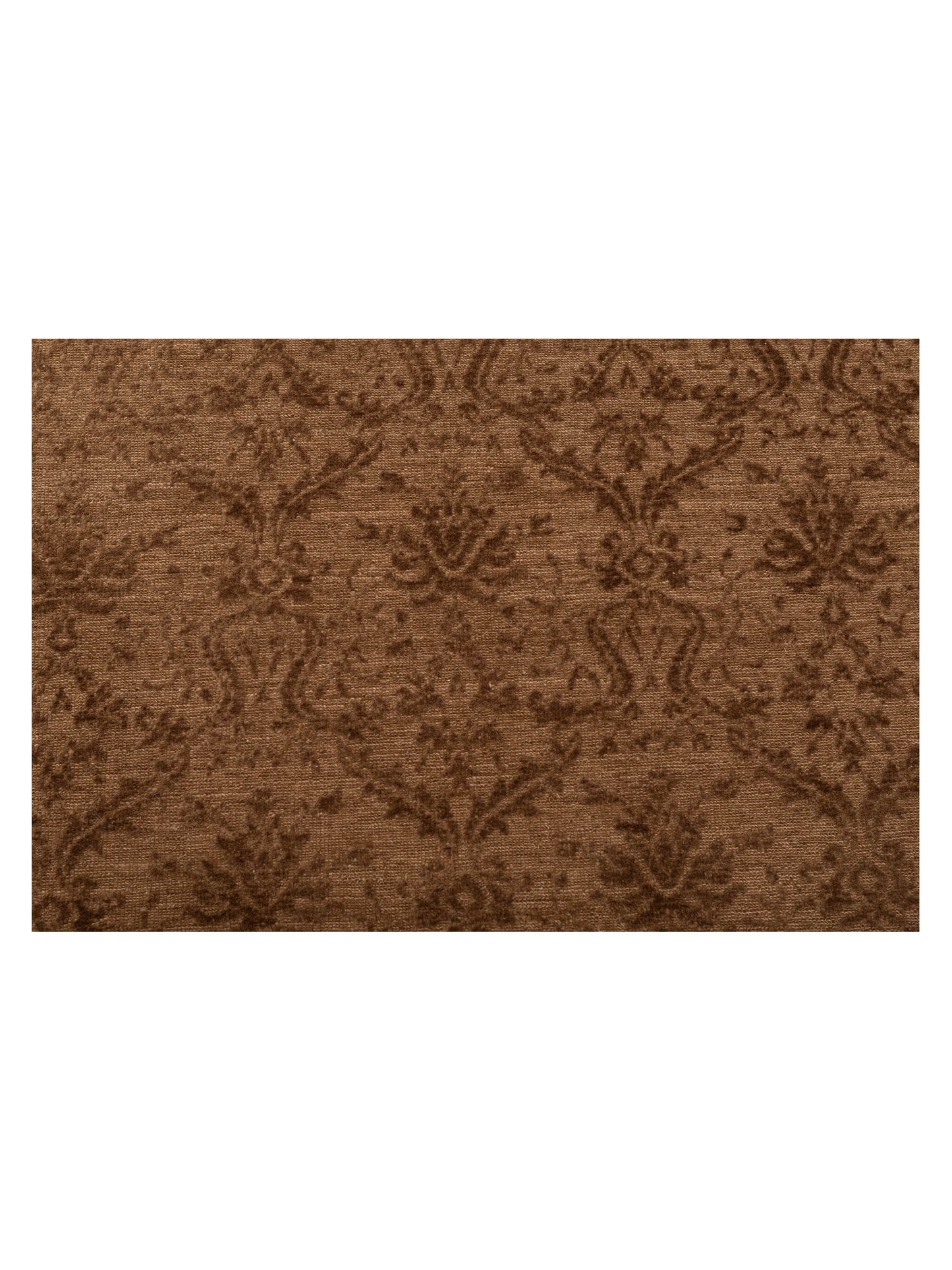 Defne Begonia Brown Dark Brown 8.3x9.10 Hand Knotted Rug