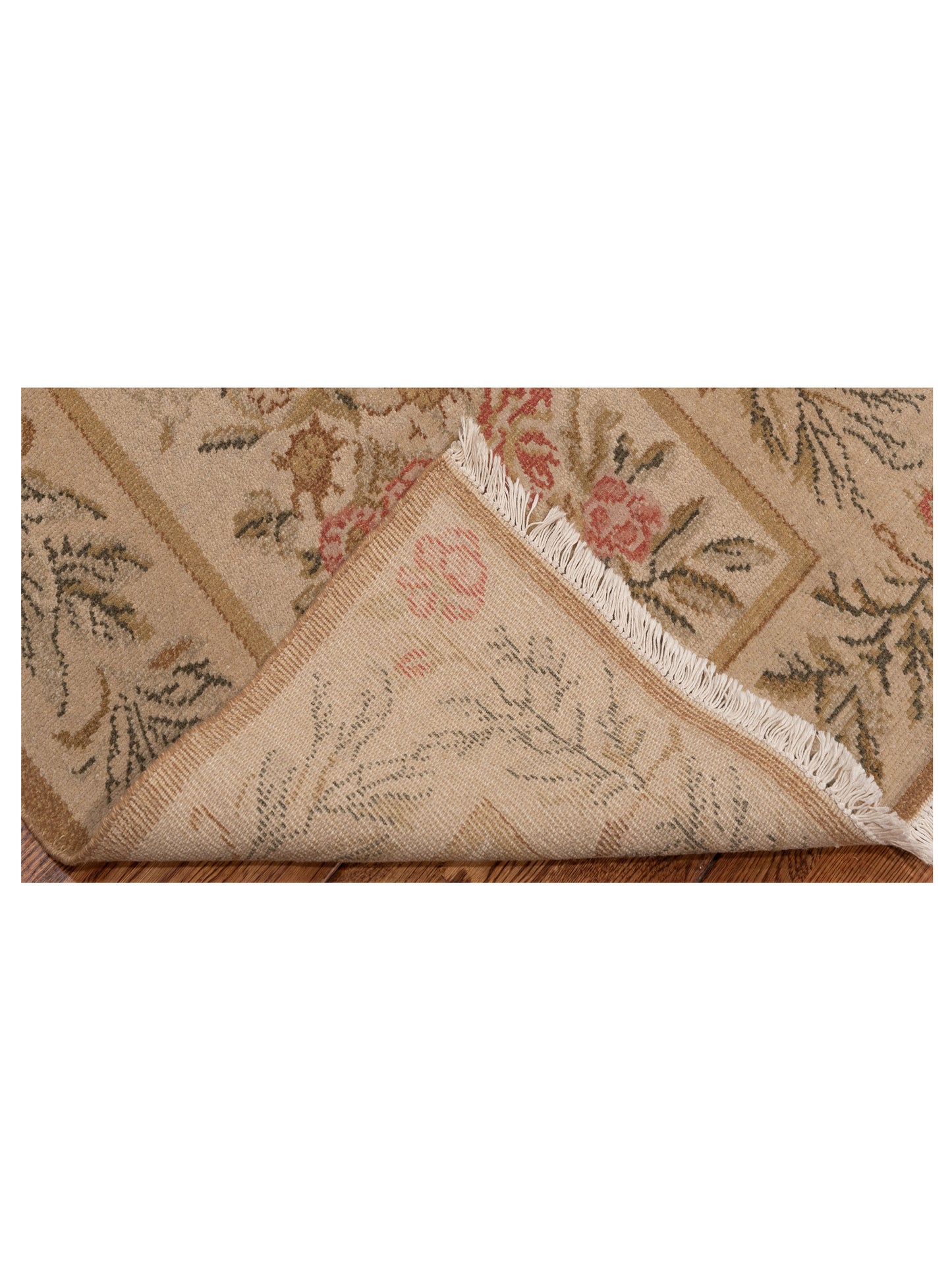 Bouquet 107491 Ivory Cream 2.6x10.9 Hand Knotted Rug