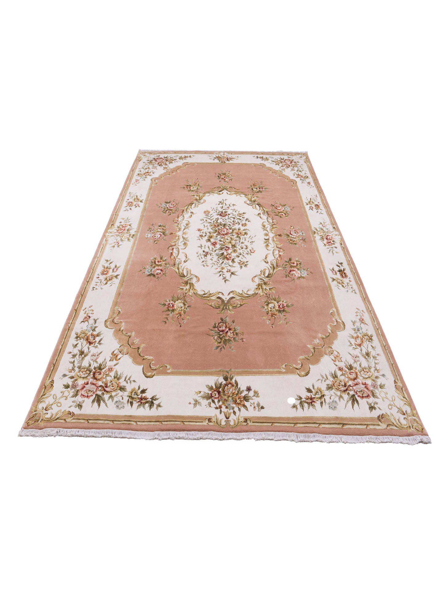 Magnolia 105758 Brown Ivory 9x13.4 Hand Knotted Rug