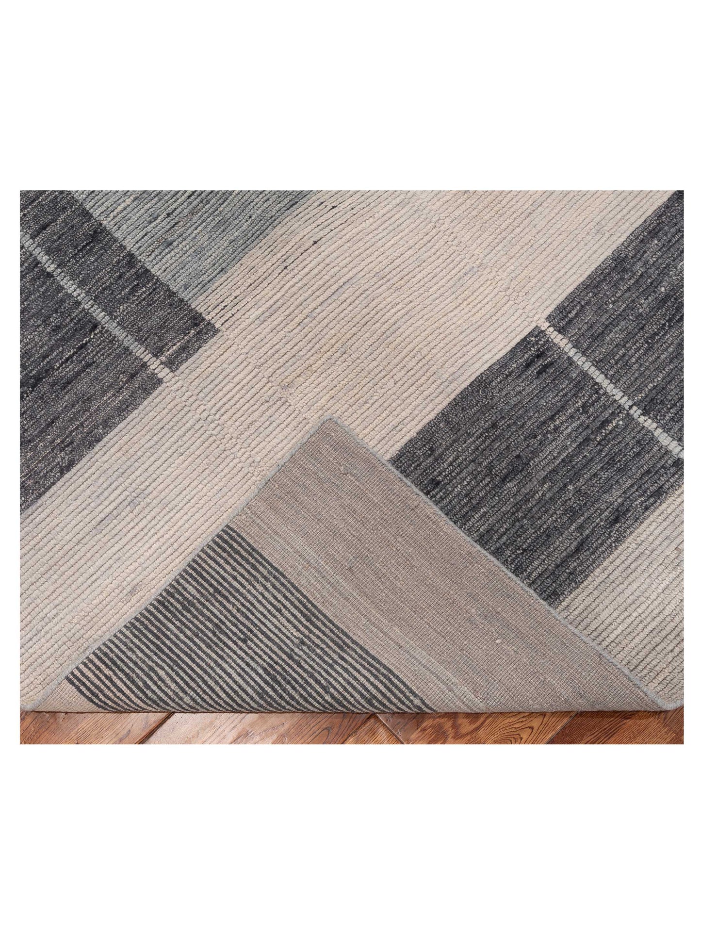 Aurore 154845 Gray Blue 10x14.1 Hand Knotted Rug