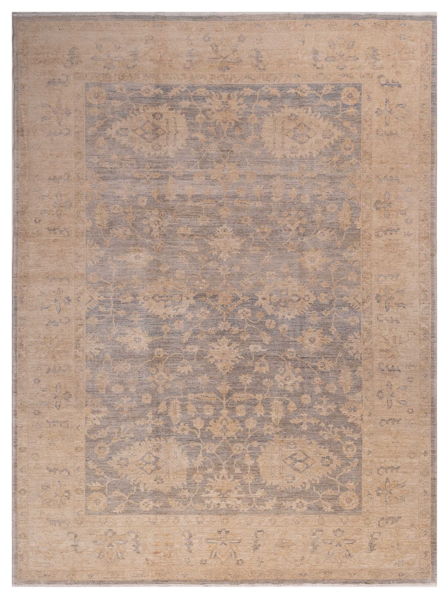 Pasha Sultan   Gray Beige Traditional