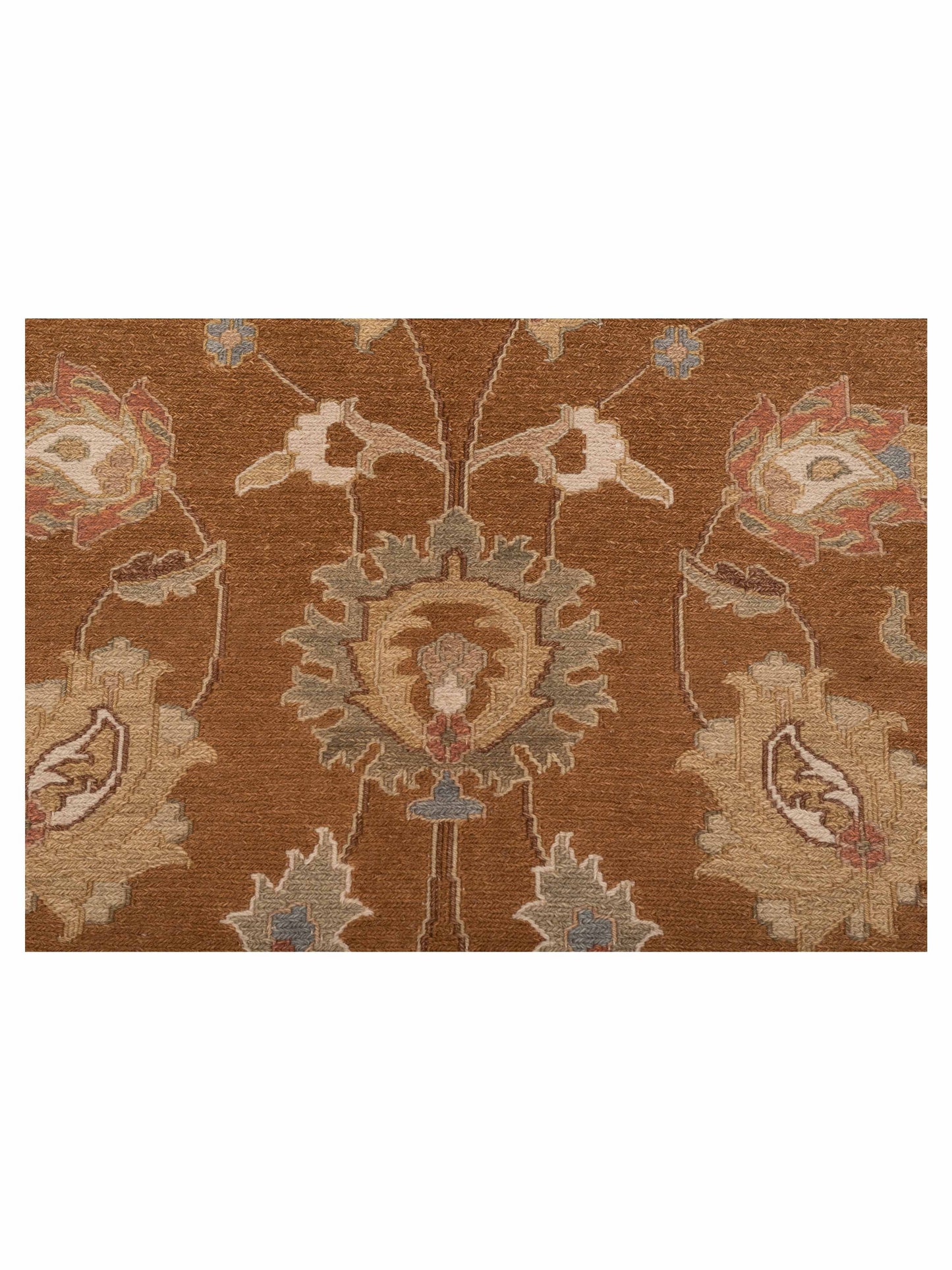 Soumak 96169 Brown Beige 8x9.11 Hand Woven Rug