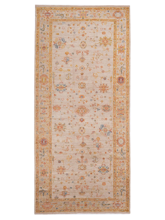Anadol Angora Oushak  Ivory Silver Traditional