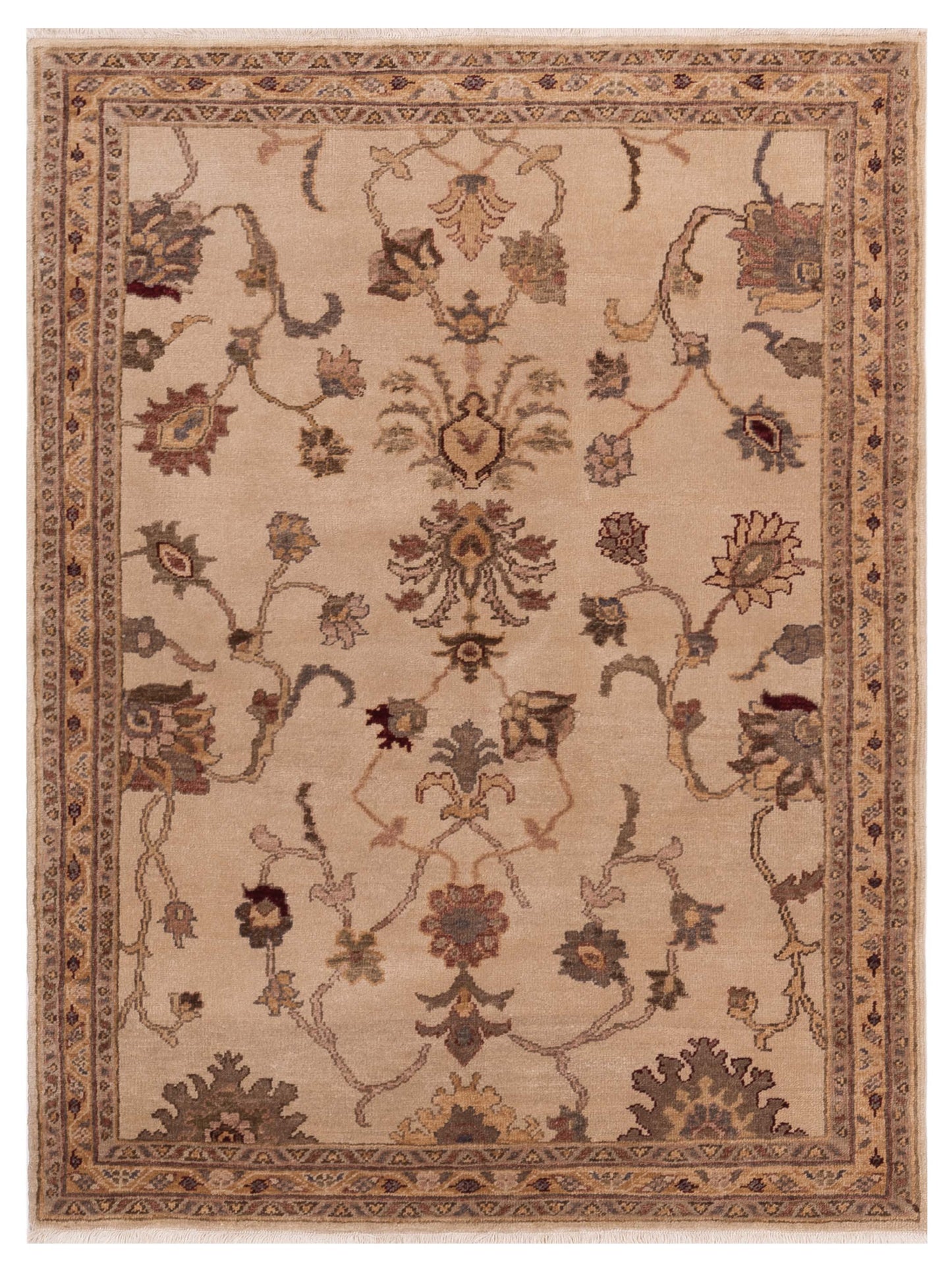 Pasha Turkish Elvan  Ivory Gold Traditional