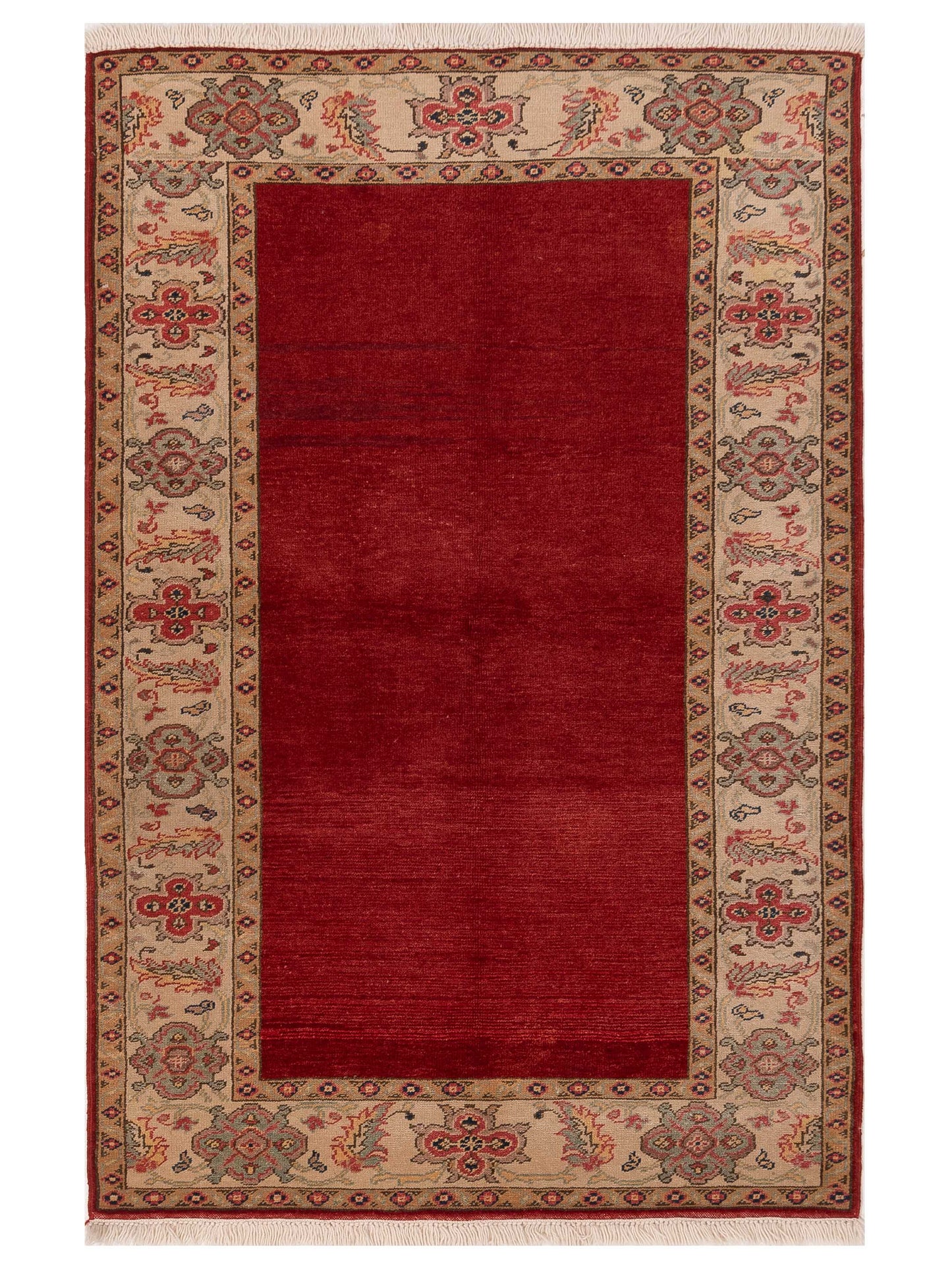 Pasha Antique Loom  Red Ivory Transitional