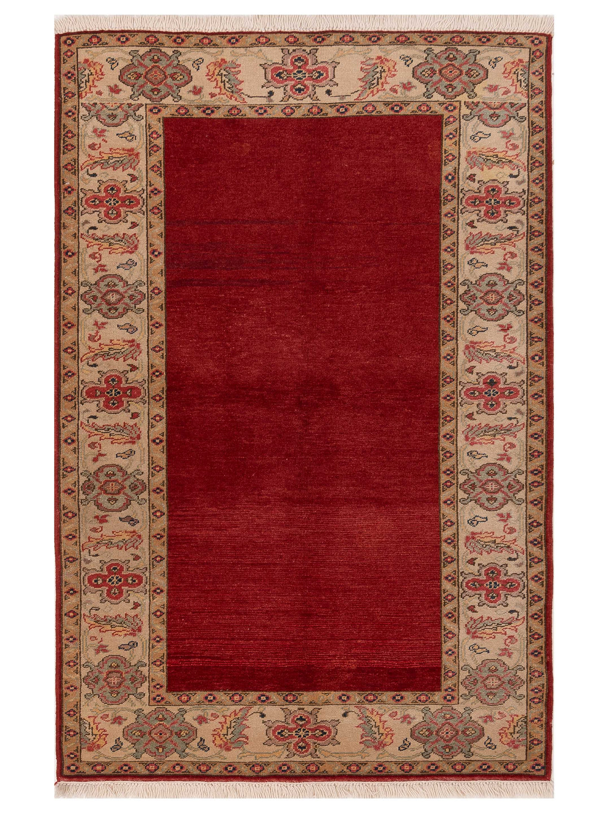 Pasha Antique Loom  Red Ivory Transitional