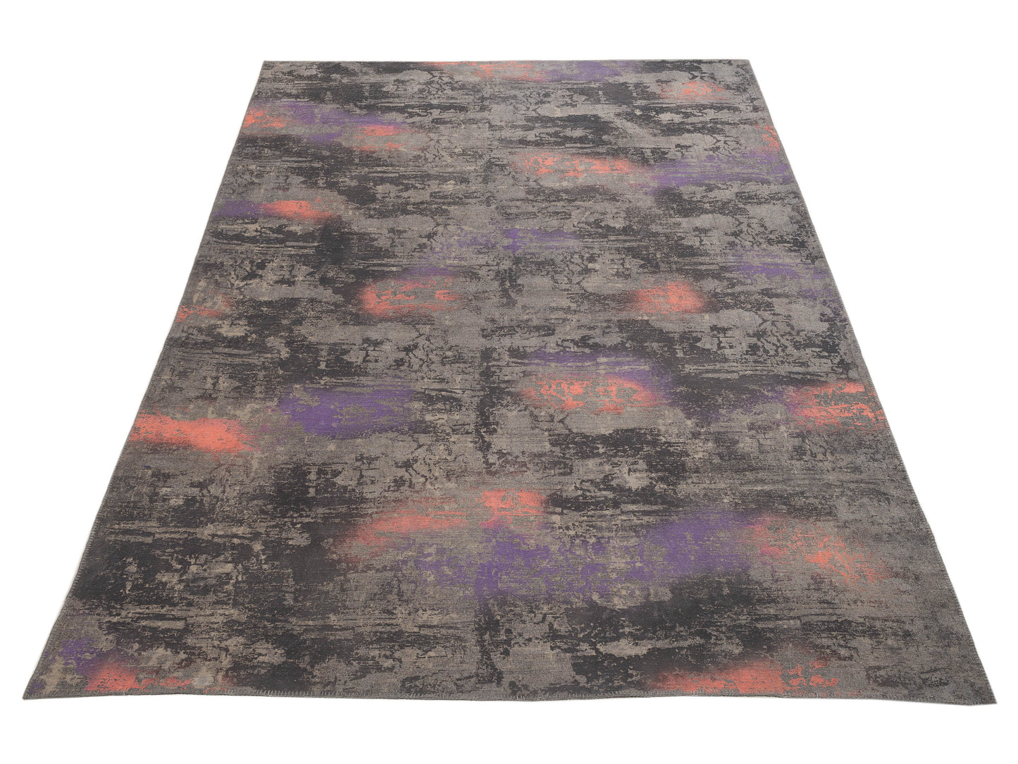 Vintage 120904 Gray 11.6x15.6 Hand Knotted Rug