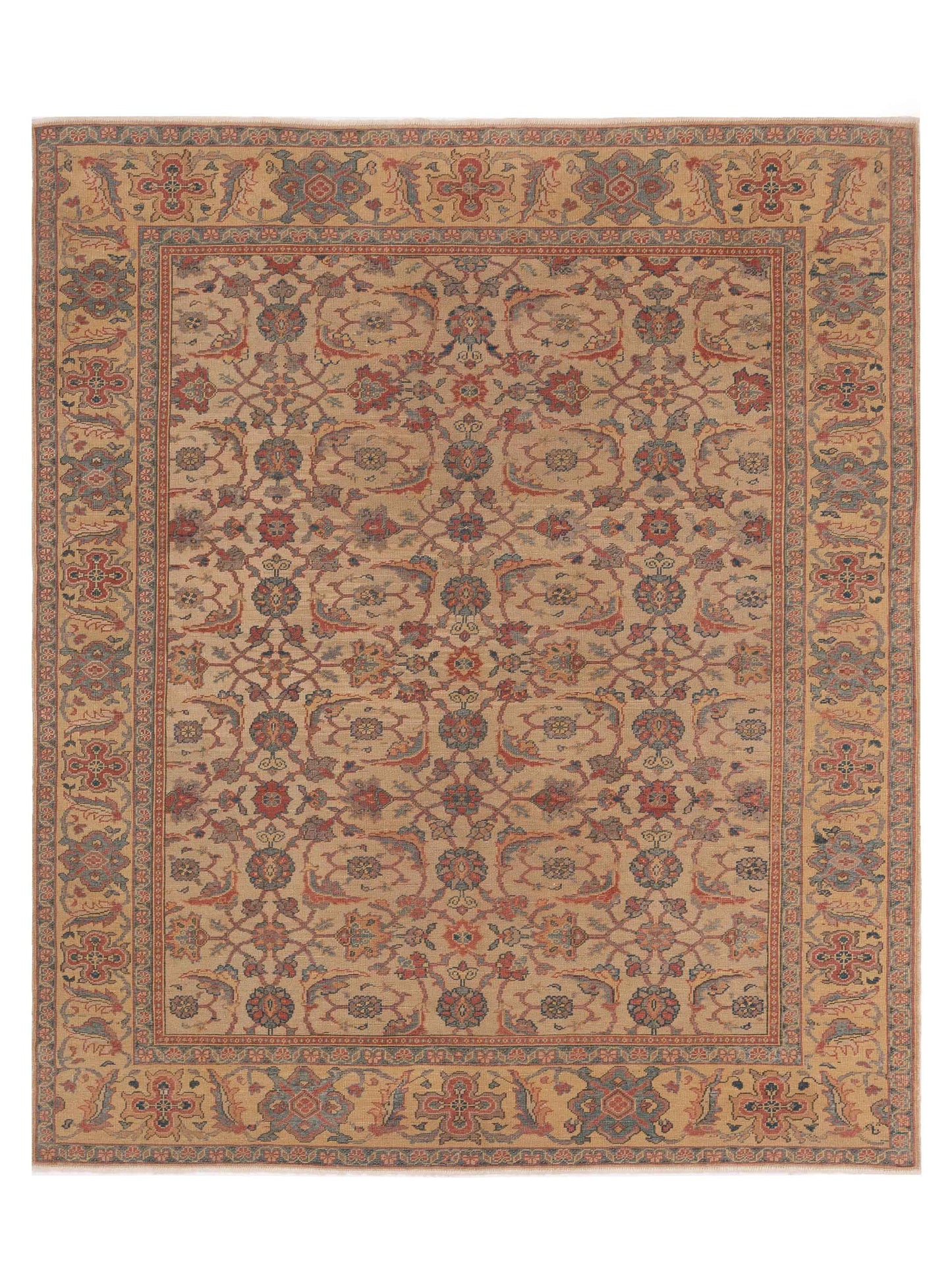 Pasha Antique Loom  Ivory Gold Traditional