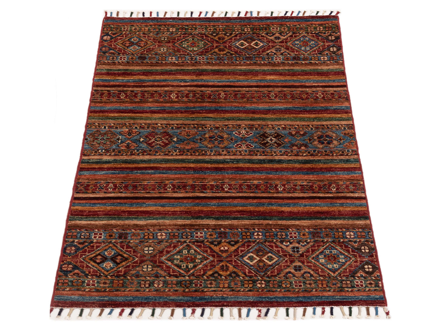 Khorjin 149142 Multi Multi 2.10x4.3 Hand Knotted Rug