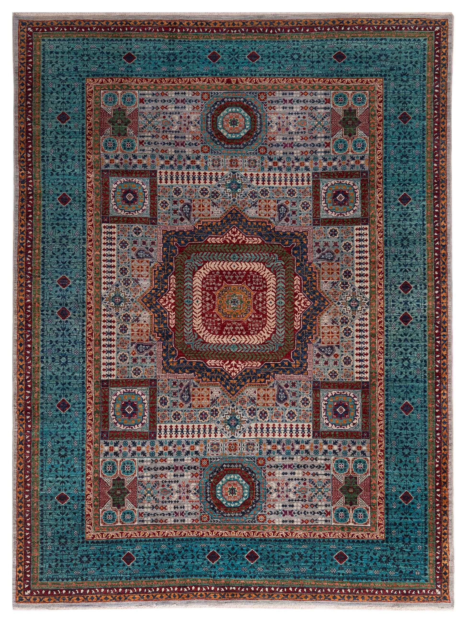 Nomad Super Mamluk  Gray Blue Traditional