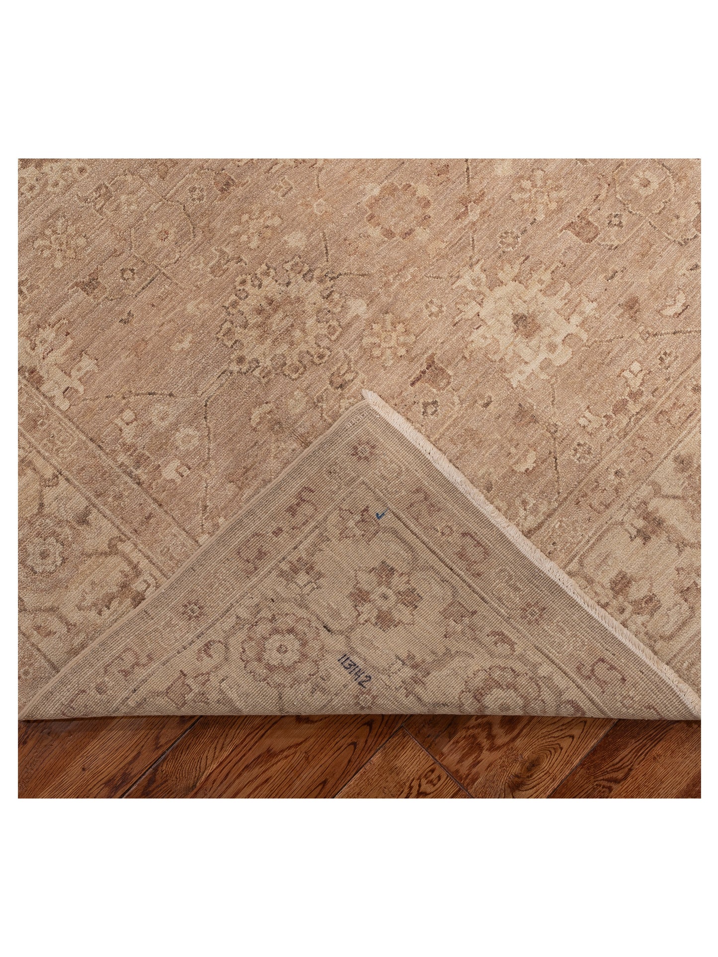 Laila 113142 Brown Beige 5.11x8.8 Hand Knotted Rug
