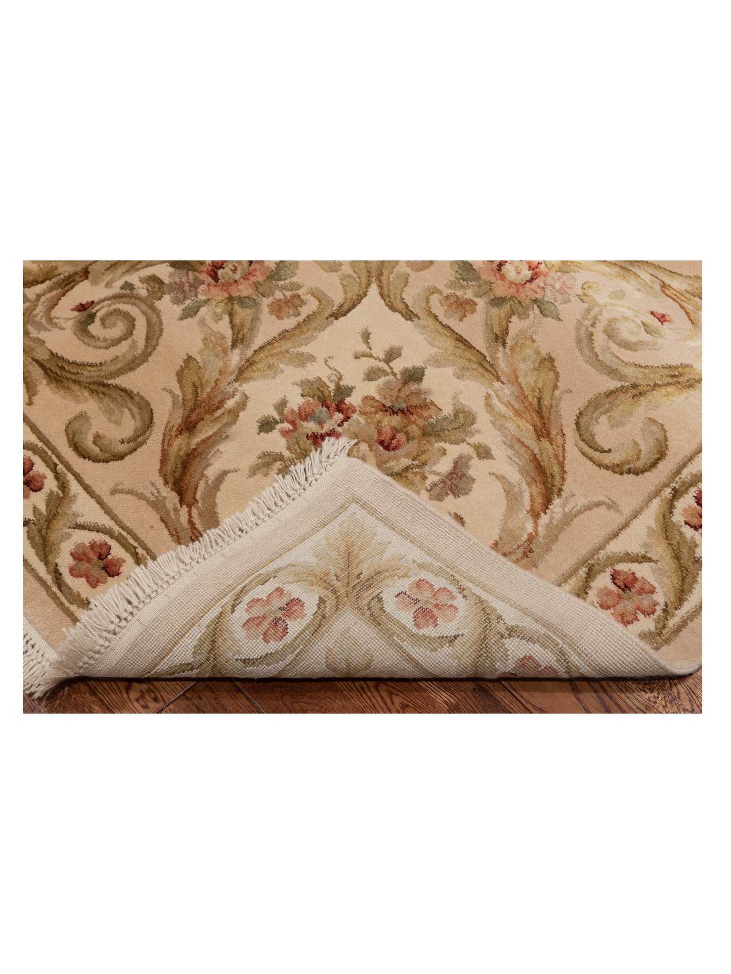 Imperial Silk 103794 Beige Beige 8.2x10.2 Hand Knotted Rug