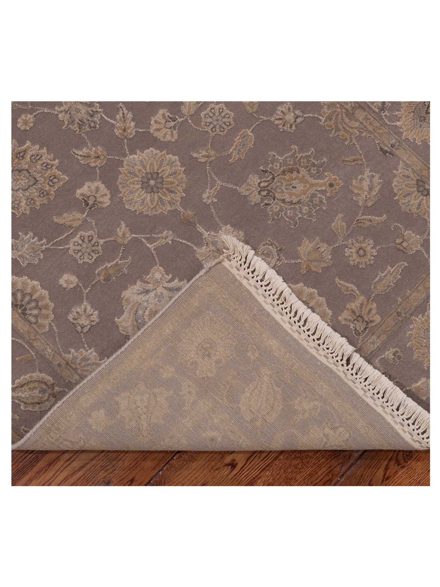 Imperial Silk 151218 Gray Gray 3x10 Hand Knotted Rug