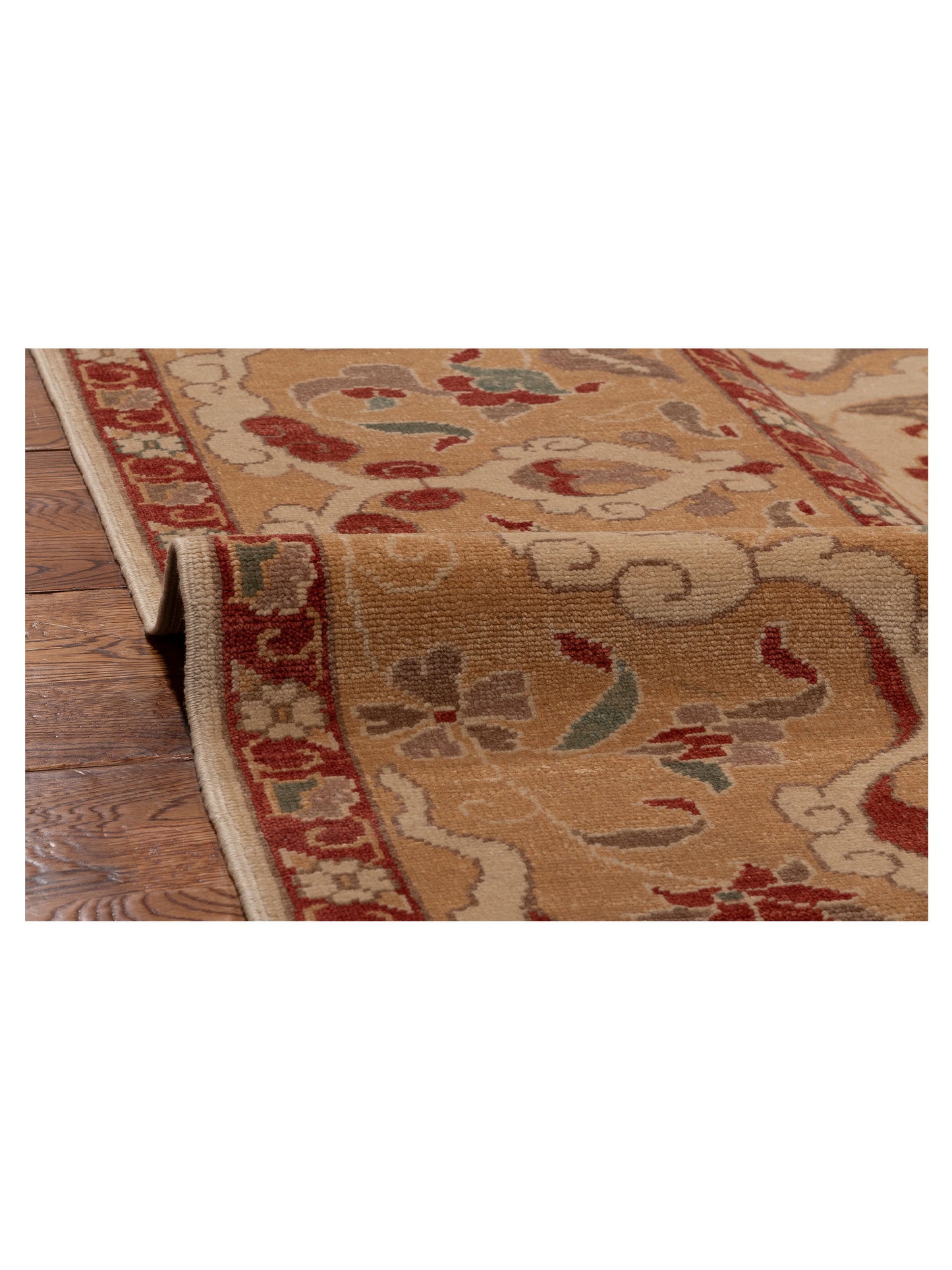 Antique Loom 104466 Ivory Gold 10.5x14.2 Hand Knotted Rug