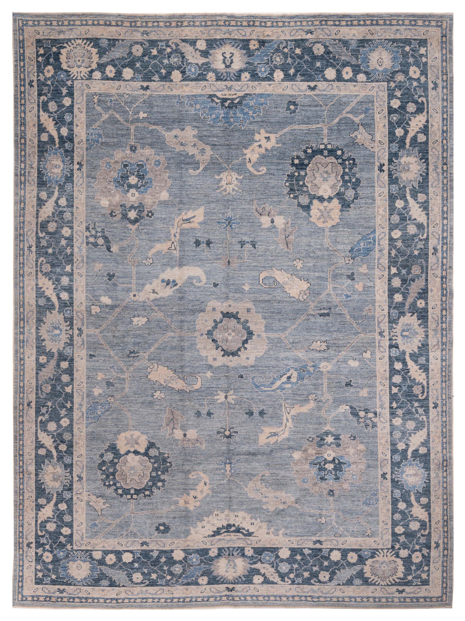 Anadol Angora Oushak  Blue Blue Traditional