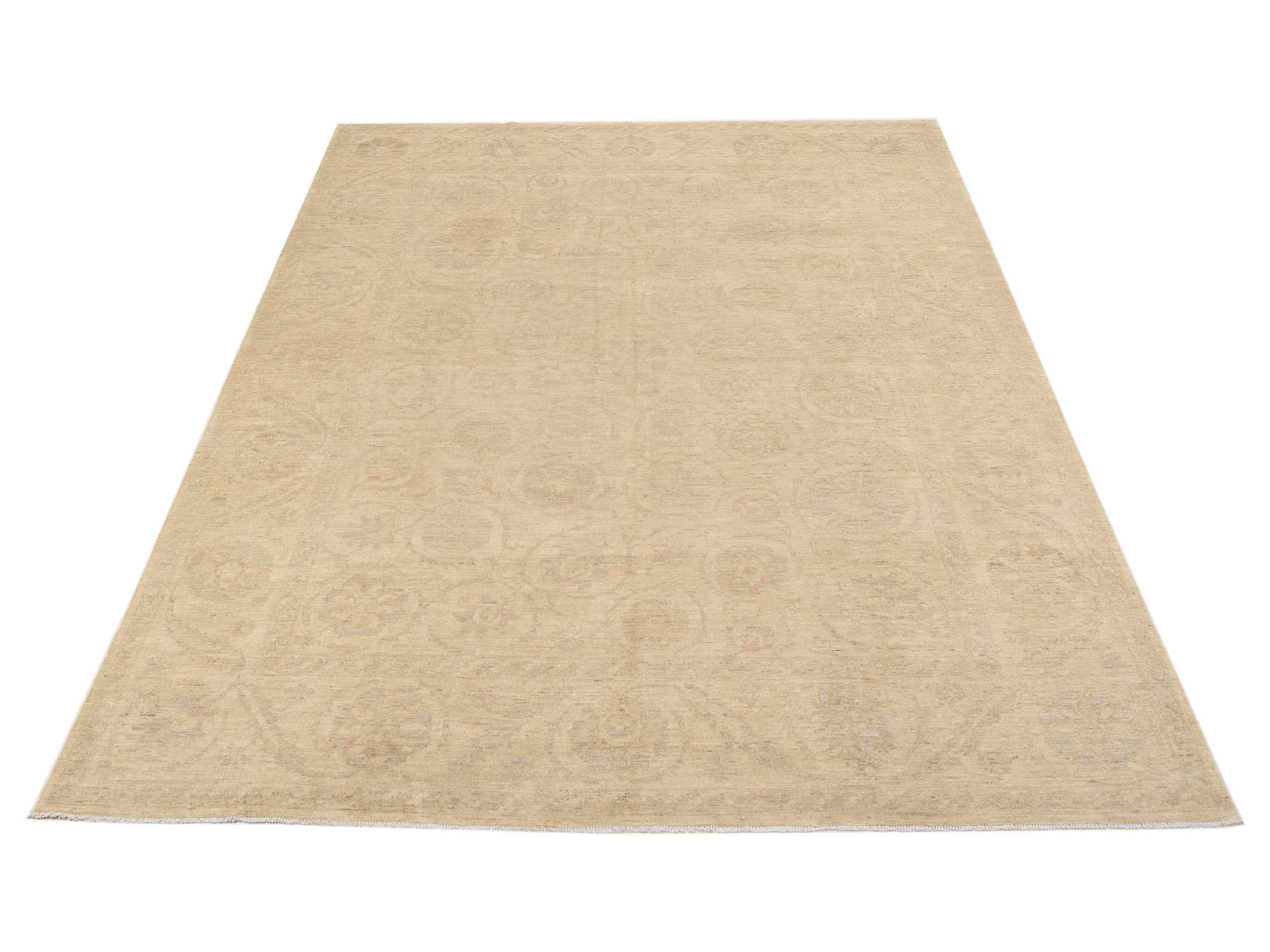 Sultan 121730 Ivory Ivory 8.10x11.9 Hand Knotted Rug