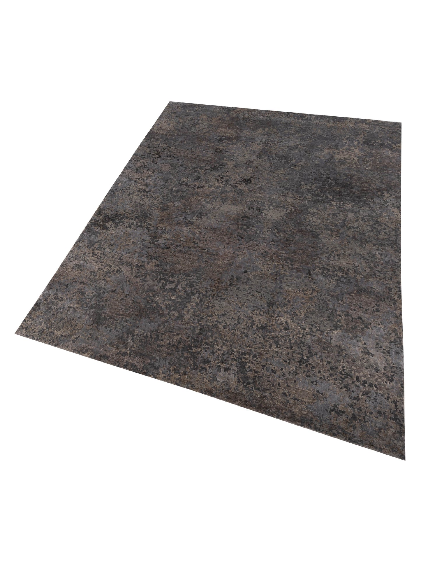 Tibetino 129337 Gray 9.11x13.9 Hand Knotted Rug