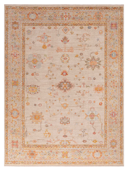 Anadol Angora Oushak  Beige Silver Traditional