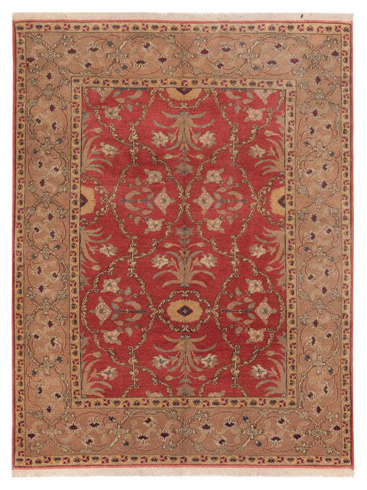 Pasha Antique Loom  Rust Brown Transitional