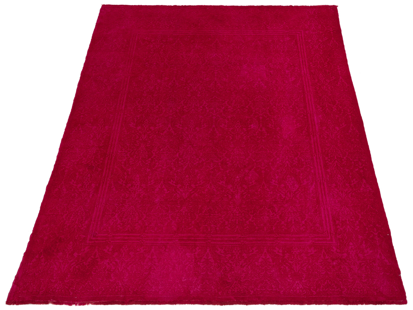 Color Bouquet 109169 Pink Pink 8.3x9.8 Hand Knotted Rug