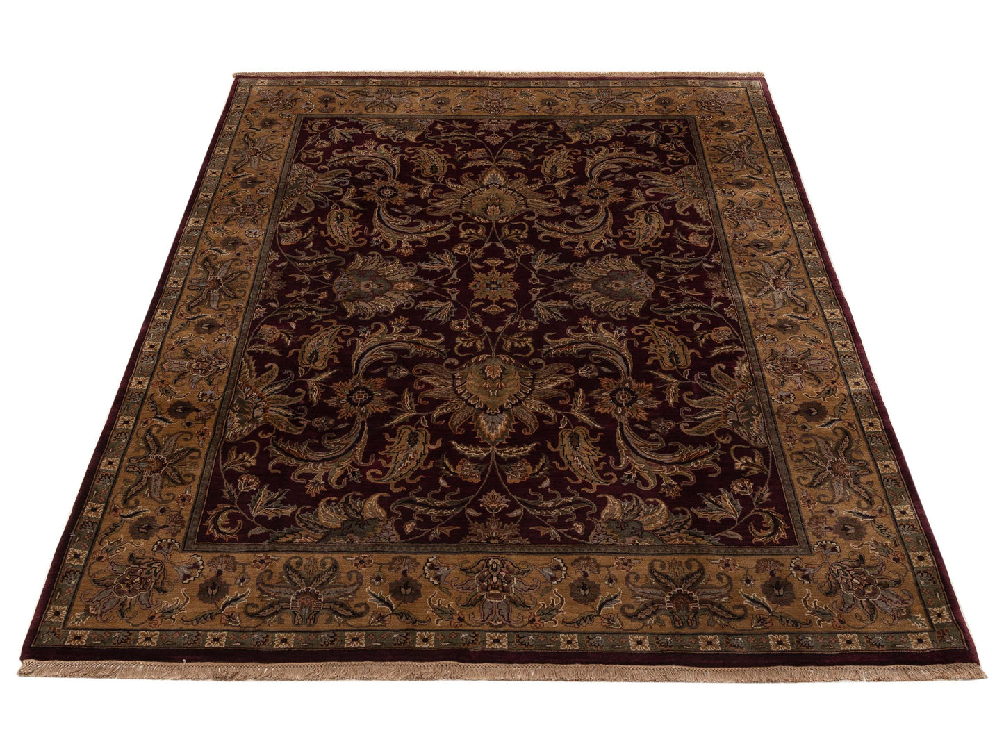 Royal 999919 Red Gold 7.11x10 Hand Knotted Rug