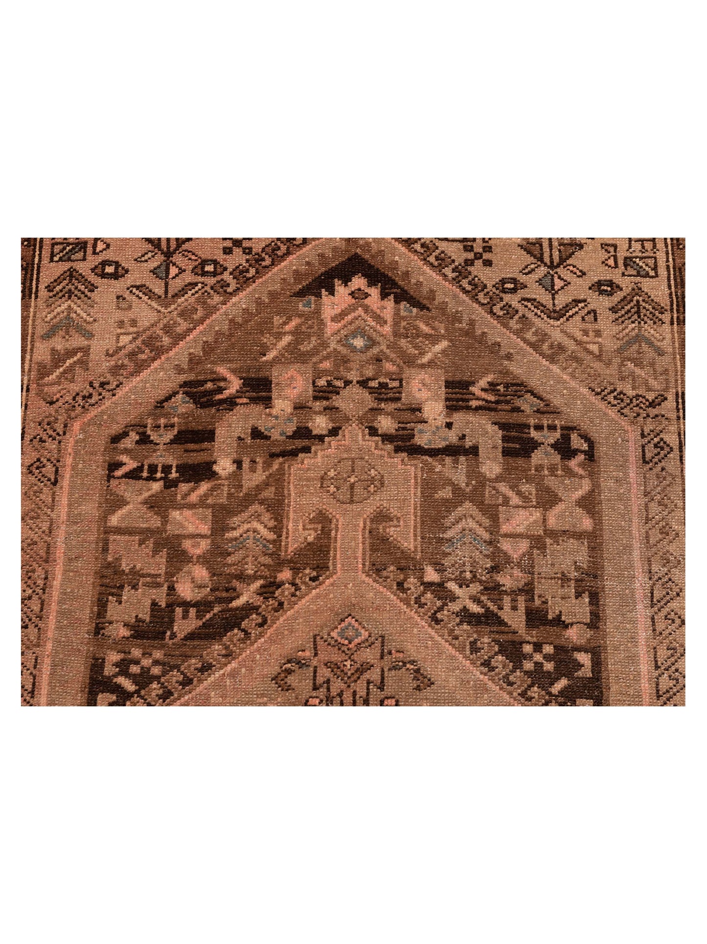 Persian 147694 Brown Brown 4.10x9.1 Hand Knotted Rug