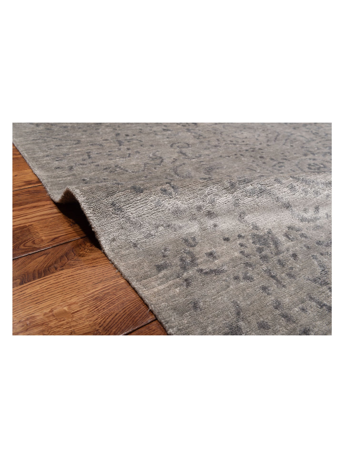 Tibetino 119210 Gray 8x9.11 Hand Knotted Rug