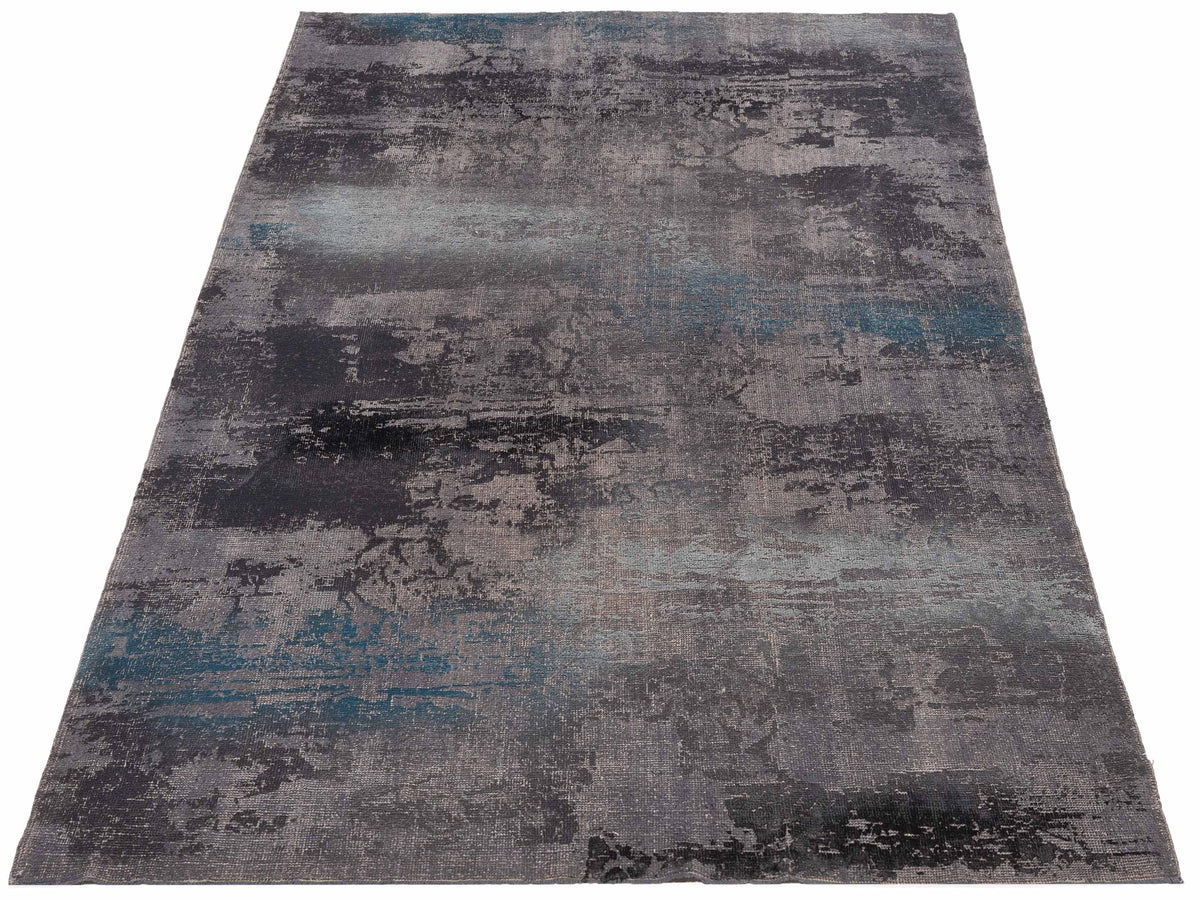 Vintage 111539 Gray 6.5x8.9 Hand Knotted Rug