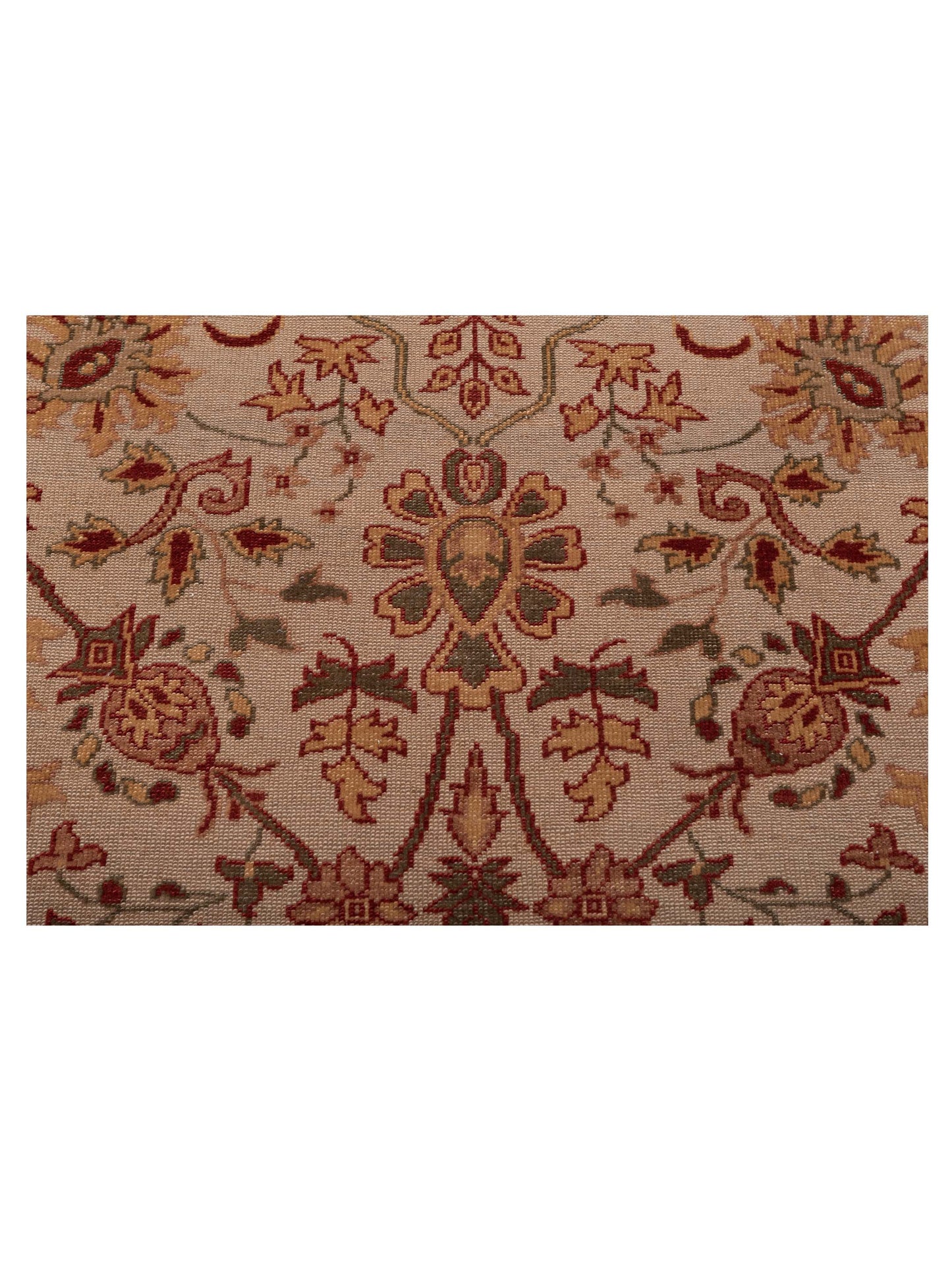 Antique Loom 107980 Silver Red 12x18 Hand Knotted Rug