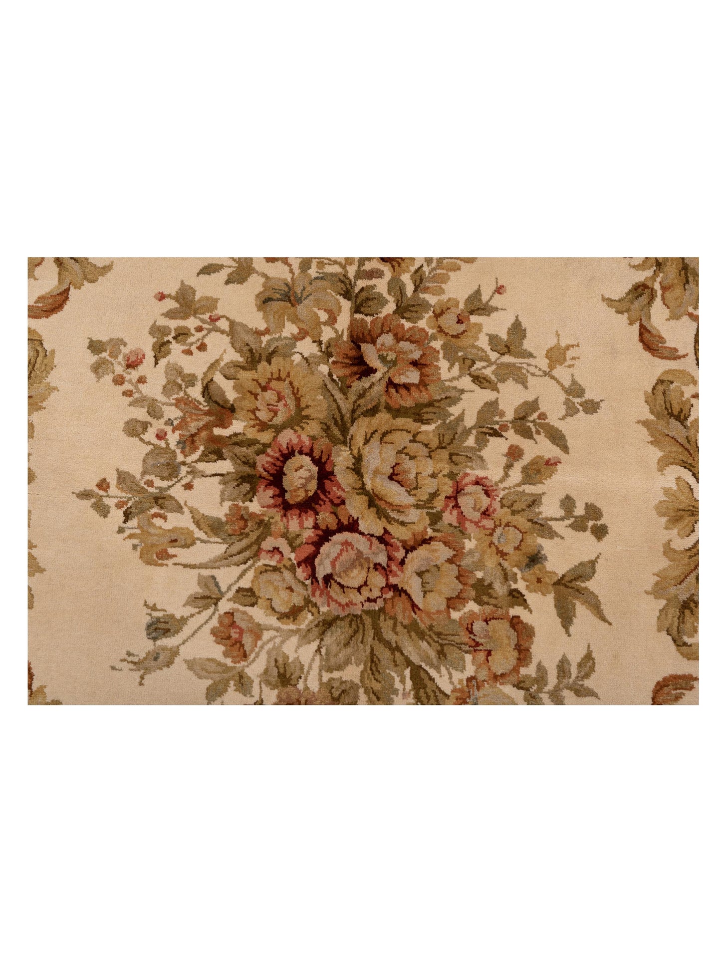 Magnolia Silk 105757 Cream Ivory 8.4x10.6 Hand Knotted Rug